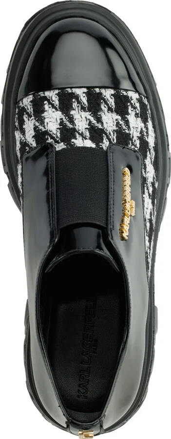 Karl Lagerfeld Paris Women's Lakely Slip-On Loafer Flats - Black/ White - Image 4