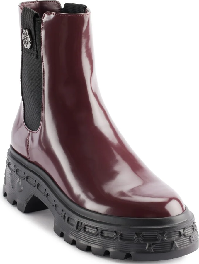 Karl Lagerfeld Paris Women's Londyn Chelsea Almond Toe Booties