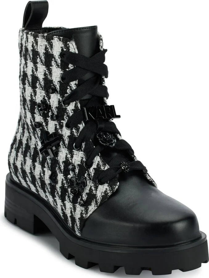 Karl Lagerfeld Paris Women's Makenzie Everyday Chelsea Boot Combat