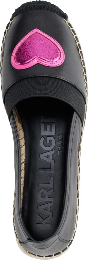 Karl Lagerfeld Paris Women's Manika Heart Patch Espadrille Flats - Image 4