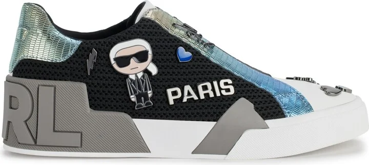 Karl Lagerfeld Paris Women's Mavise Slip-On Sneakers - Black/Multi - Image 2