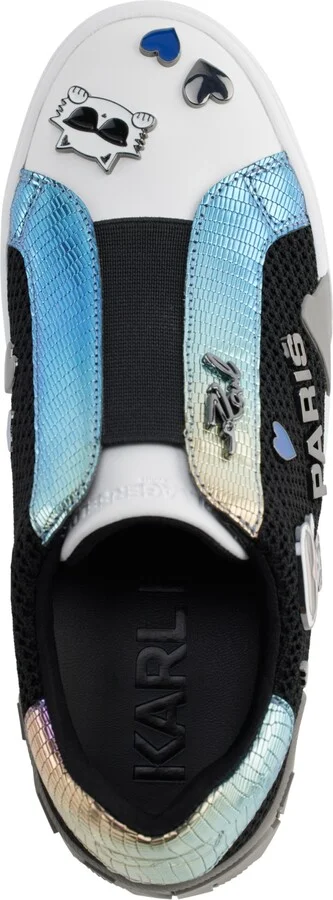 Karl Lagerfeld Paris Women's Mavise Slip-On Sneakers - Black/Multi - Image 4