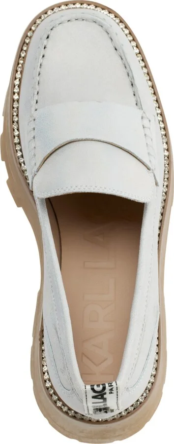 Karl Lagerfeld Paris Women's Maysun Slip-On Platform Lug Sole Loafer - Image 2
