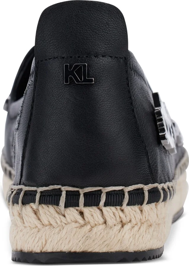 Karl Lagerfeld Paris Women's Michaela Embellished Slip-On Espadrille Flats - Image 3