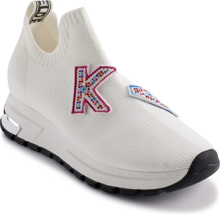 Karl Lagerfeld Paris Women's Mirren Patch Slip-On Sneakers