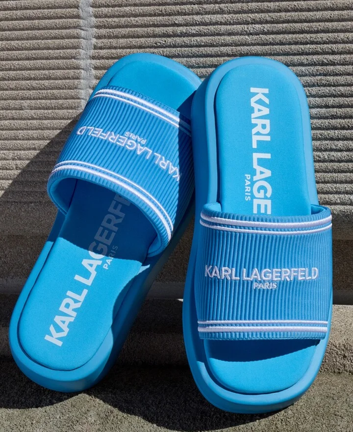 Karl Lagerfeld Paris Women's Ohare Platform Slide Flat Sandals - Image 3