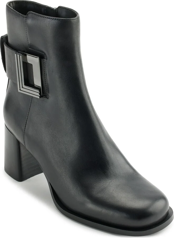 Karl Lagerfeld Paris Women's Pomona Ankle Bootie Combat Boot