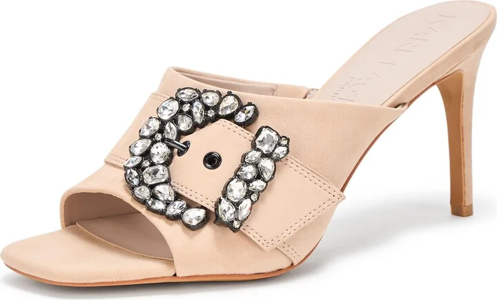 Karl Lagerfeld Paris Women's Quetin Sandal Mule Heeled