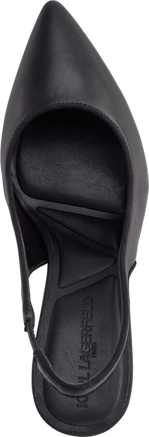 Karl Lagerfeld Paris Women's Rosalyn Pointed-Toe Slingback Pumps - Image 8
