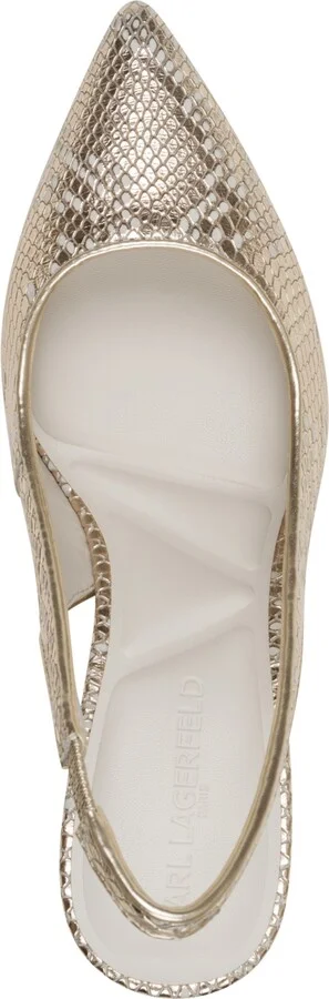 Karl Lagerfeld Paris Women's Rosalyn Slingback Pumps - Image 8