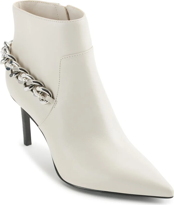 Karl Lagerfeld Paris Women's Sambra Chain Ankle Bootie Boot