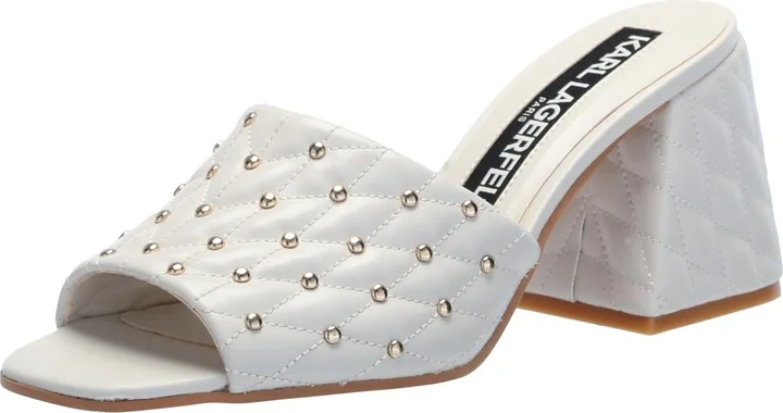 Karl Lagerfeld Paris Women's Shai Peep Toe Dress Sandal Heeled