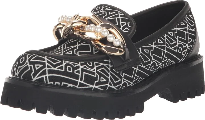 Karl Lagerfeld Paris Women's Slip On Embellished Gemsy Loafer Flat