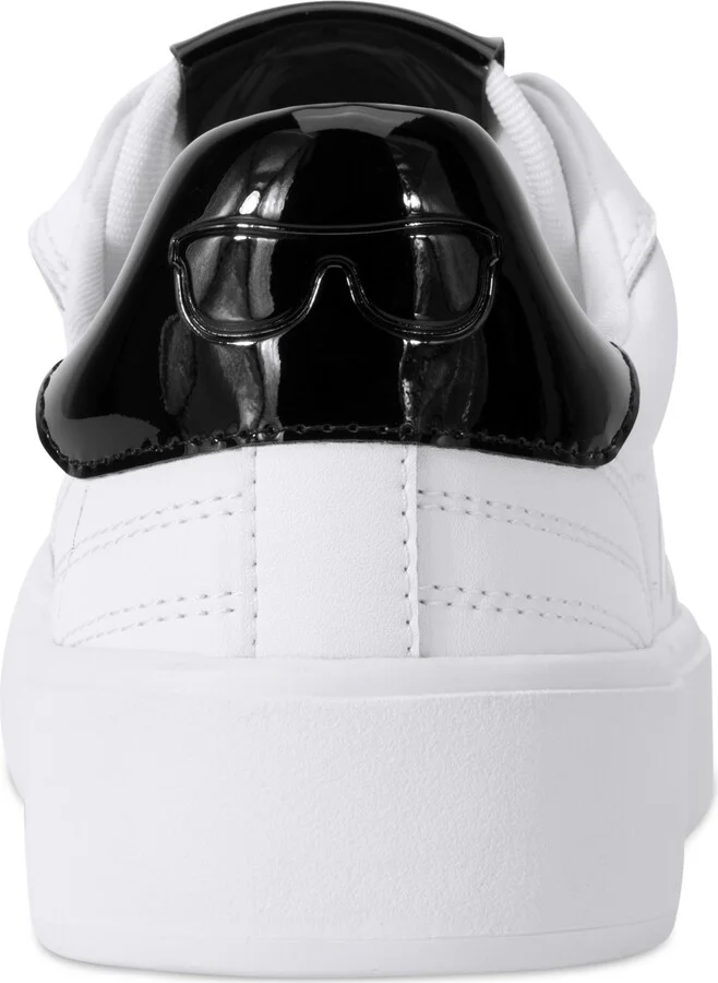 Karl Lagerfeld Paris Women's Sumava Lace-Up Sneakers - Bright White/ Black - Image 3