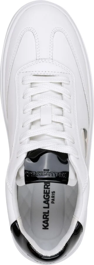 Karl Lagerfeld Paris Women's Sumava Lace-Up Sneakers - Bright White/ Black - Image 4