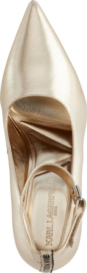 Karl Lagerfeld Paris Women's Sury Ankle Strap Pumps - Image 7