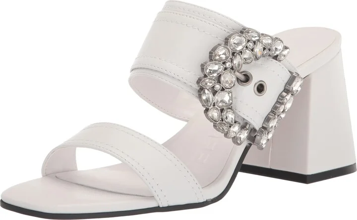 Karl Lagerfeld Paris Women's Sylvie Ornamented Dress Sandal Heeled