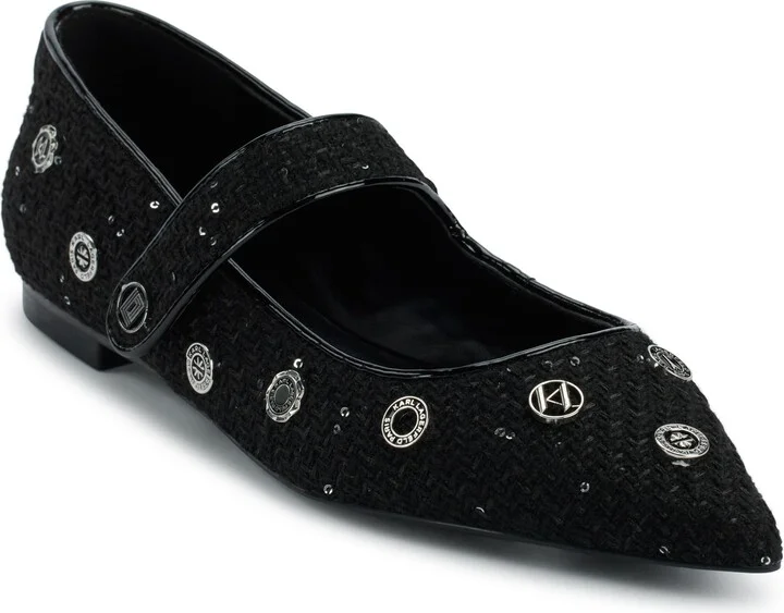 Karl Lagerfeld Paris Women's Vicci Everyday Mary Jane Flat Sandal