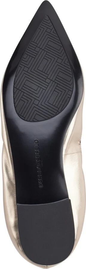 Karl Lagerfeld Paris Women's Vinette Pointed Toe Ballet Flats - Image 2