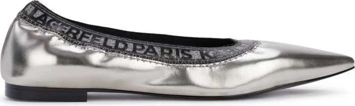 Karl Lagerfeld Paris Women's Vinette Pointed Toe Ballet Flats - Image 10