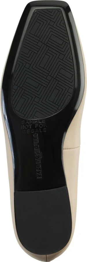 Karl Lagerfeld Paris Women's Zyvia Logo Ankle Strap Flats - Image 9