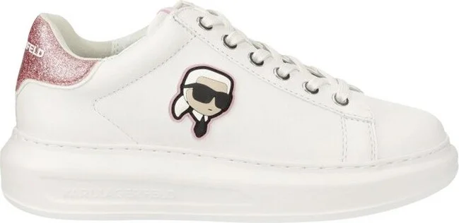 Karl Lagerfeld Round-Toe Lace-Up Sneakers