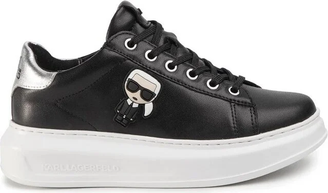 Karl Lagerfeld Round-Toe Lace-Up Sneakers