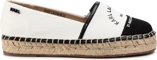 Karl Lagerfeld Rue St-Guillaume Panelled Espadrilles