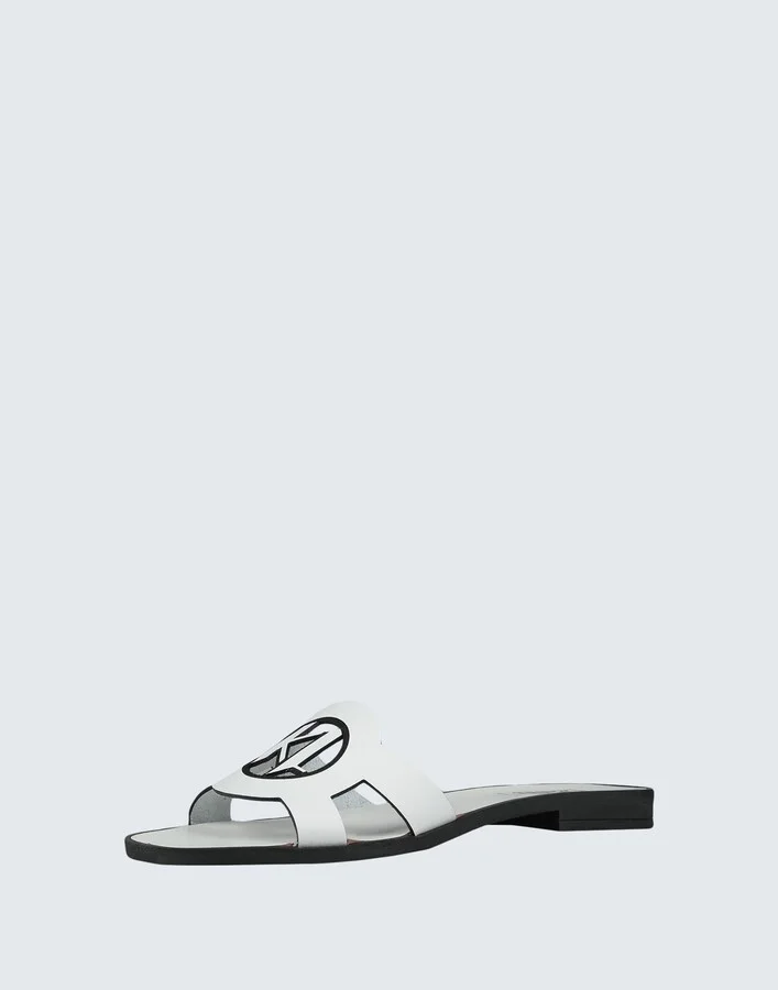 Karl Lagerfeld Skoot Ii Monogram Slide Woman Sandals - Image 4