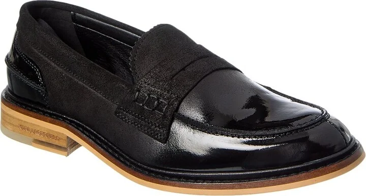 Karl Lagerfeld Suede Penny Loafer