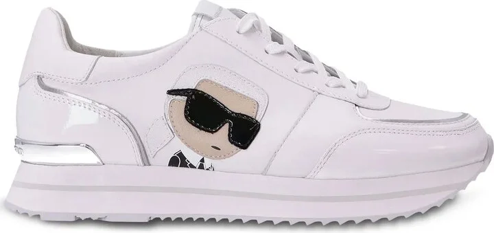 Karl patch-detail low-top sneakers