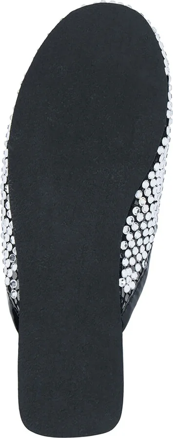 Karlie Rhinestone Mesh Mule - Image 5