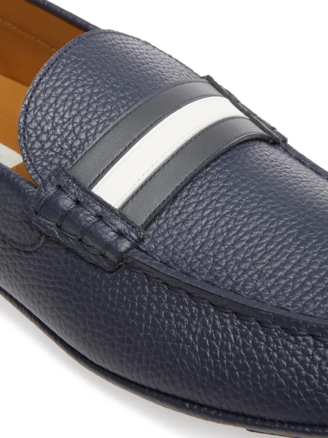 Karlos pebbled leather loafers - Image 4