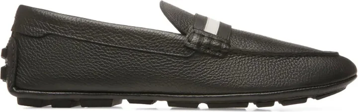 Karlos pebbled leather loafers