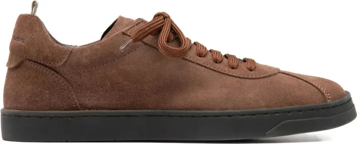 Karma lace-up suede sneakers