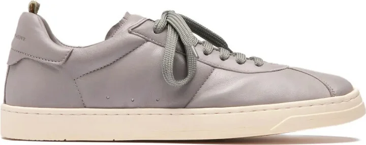 Karma leather lace-up sneakers
