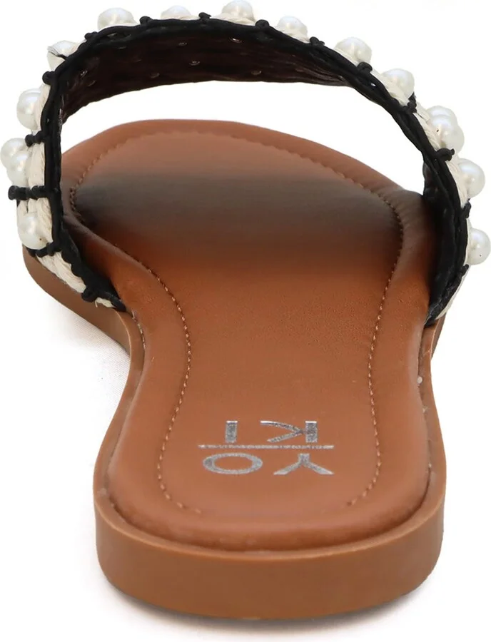 Karmen Faux Pearl Slide Sandal - Image 3