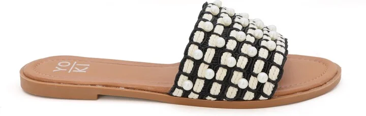 Karmen Faux Pearl Slide Sandal - Image 4
