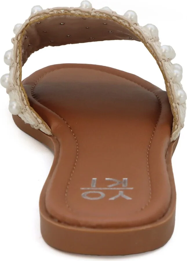 Karmen Faux Pearl Slide Sandal - Image 6