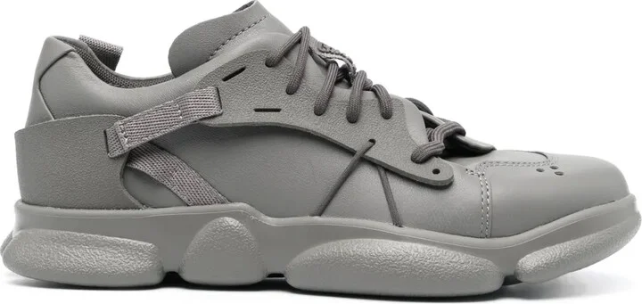 Karst lace-up leather sneakers