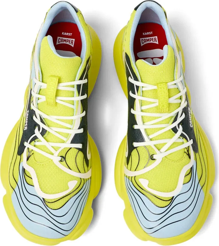 Karst wave-print lace-up sneakers - Image 4