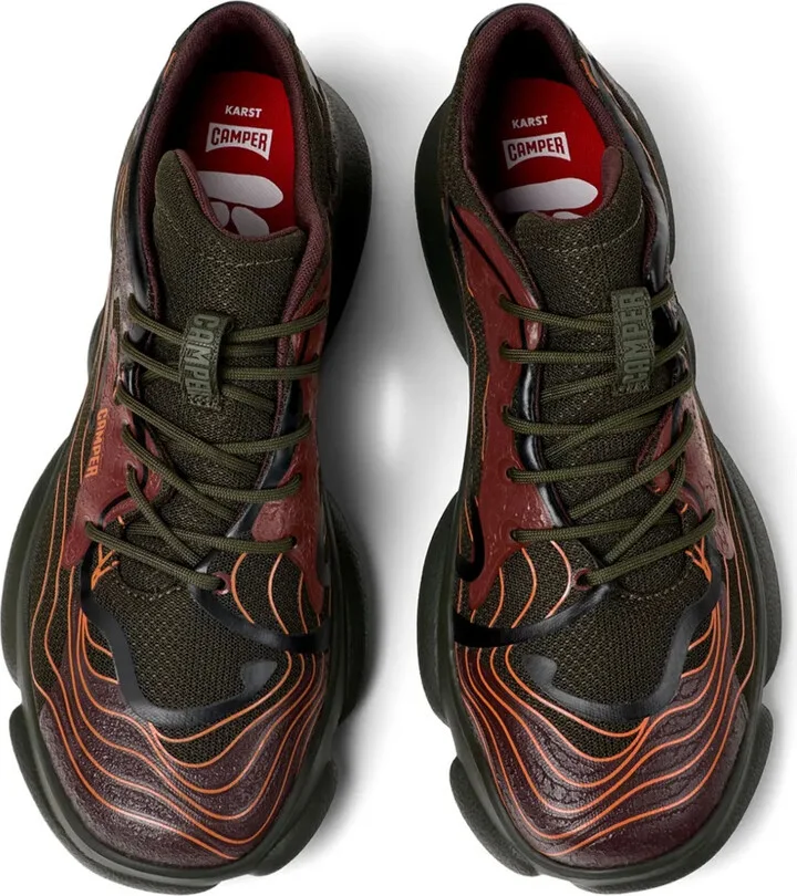 Karst wave-print lace-up sneakers - Image 4