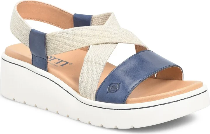 Navy Leather