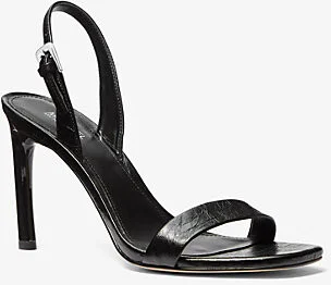 Kasia Crackled Leather Sandal