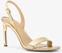 Kasia Crackled Metallic Leather Sandal - Image 3