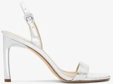 Kasia Crackled Metallic Leather Sandal - Image 6