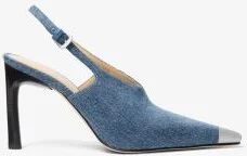 Kasia Denim Slingback Pump - Image 4