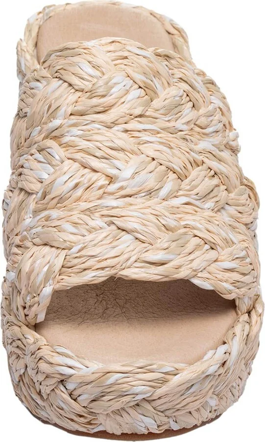 Kass Woven Raffia Platform Sandal - Image 3