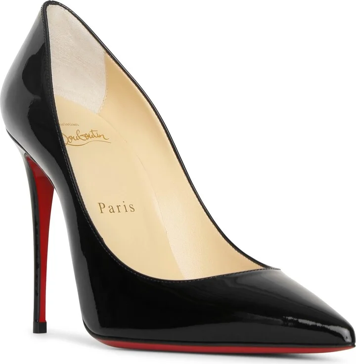 Kate 100 black patent pumps - Image 3