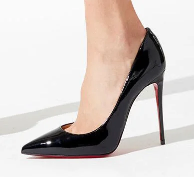 Kate 100 black patent pumps - Image 6